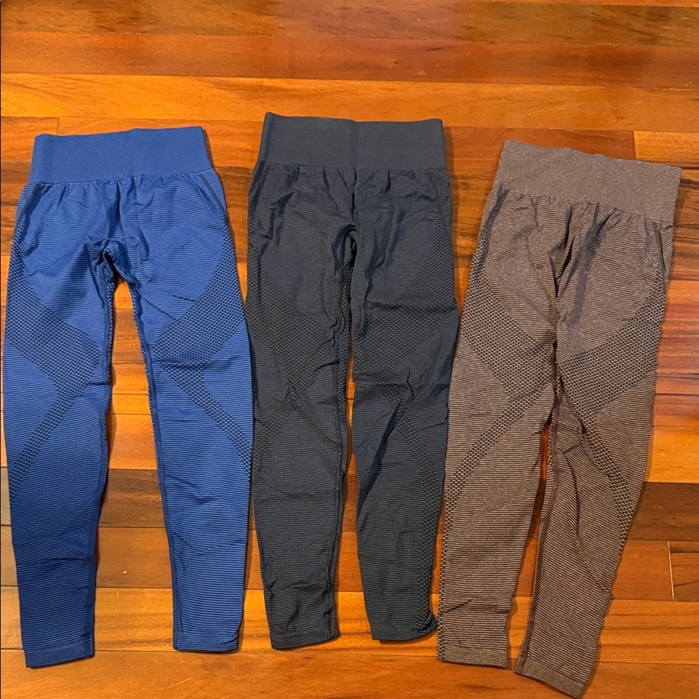 Gymshark Sport Seamless Leggings lot of 3 Size Small NWT Body Fit